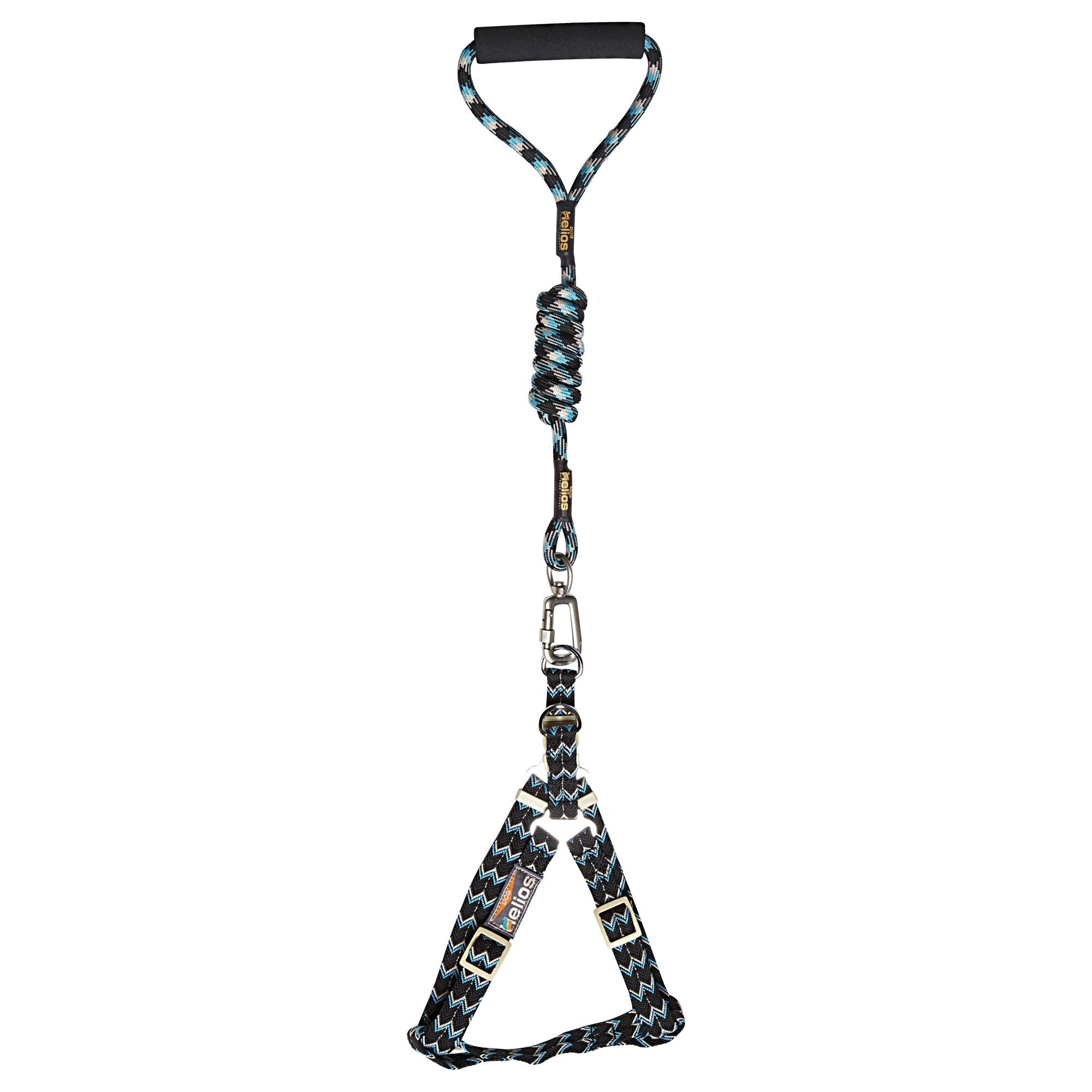 Dog Helios 'Surfside' Adjustable Dog Harness and Leash - Black - Image 3