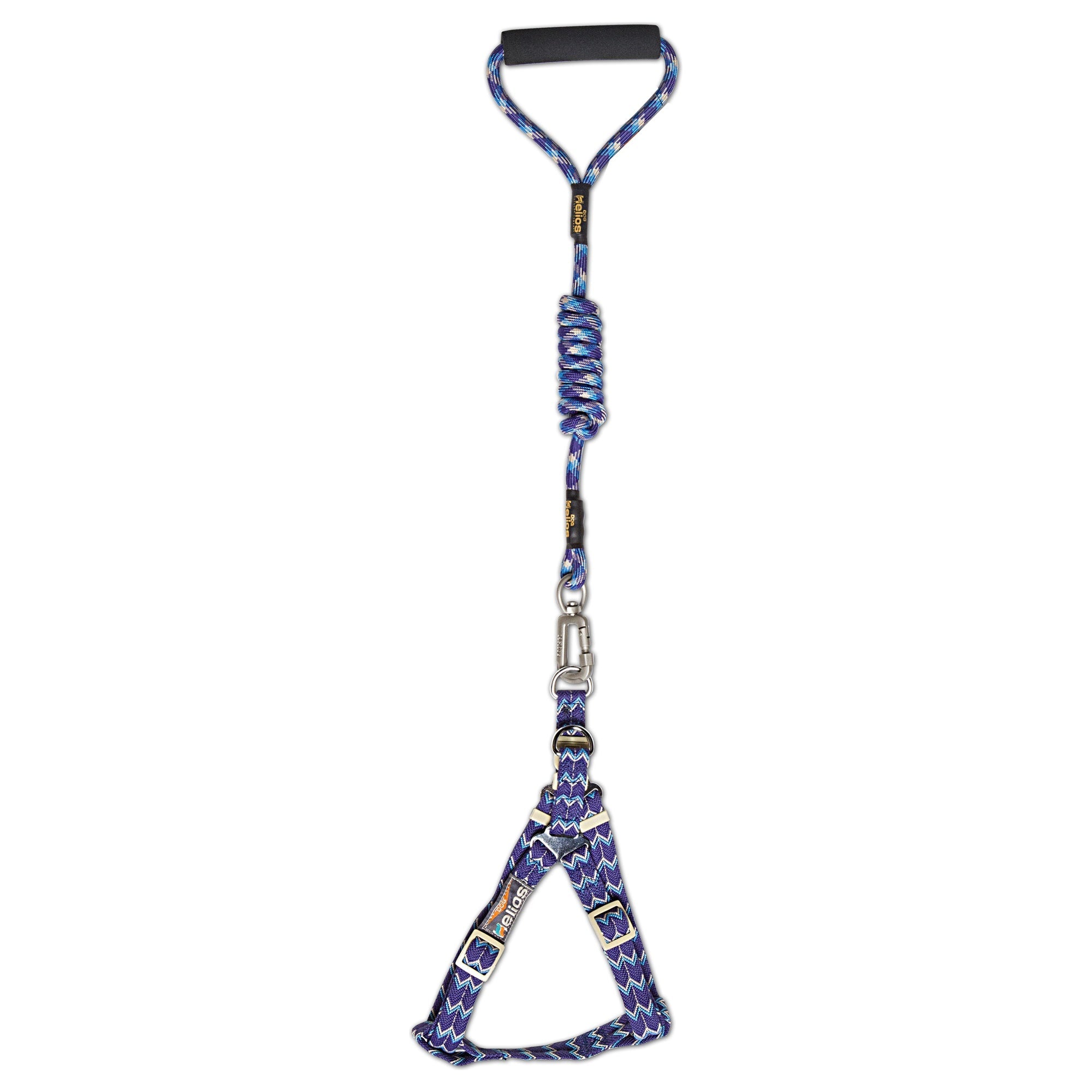 Dog Helios 'Surfside' Adjustable Dog Harness and Leash - Blue - Image 3