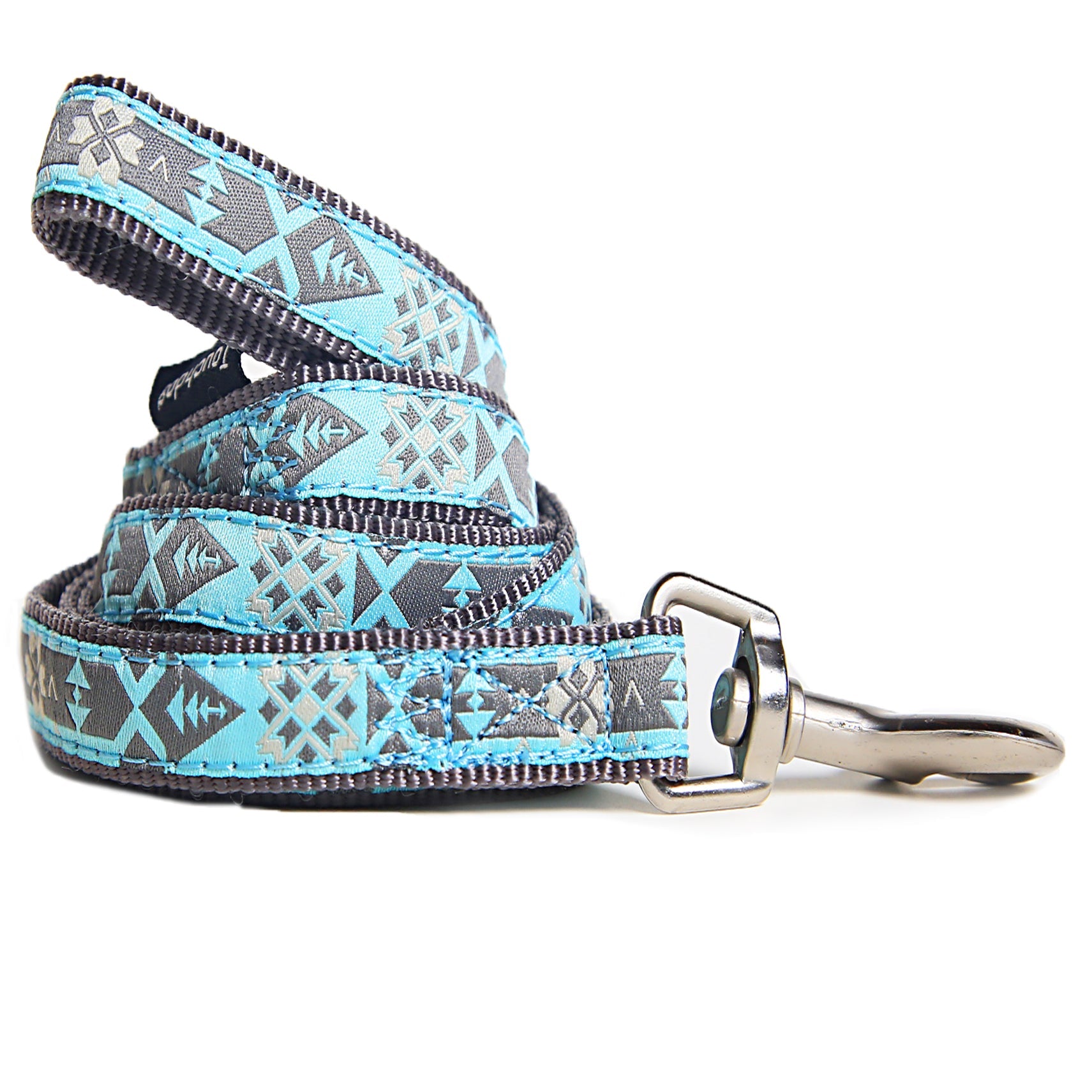 Touchdog 'Shape Patterned' Tough Stitched Dog Harness and Leash - Blue - Image 4