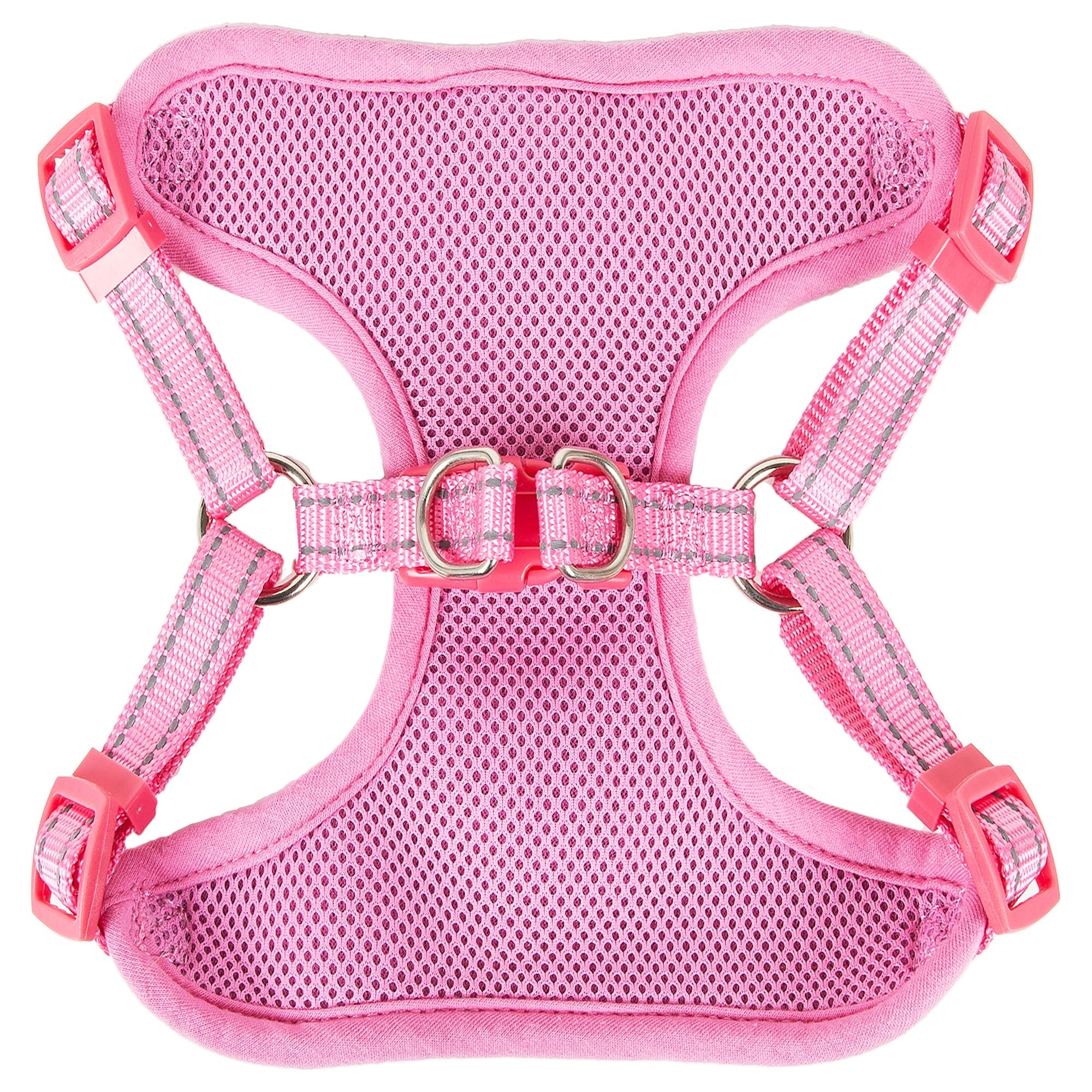 Pet Life ® 'Chichi Shaggy' Mesh Reversible And Breathable Adjustable Dog Harness W/ Shaggy Neck Tie - Image 4