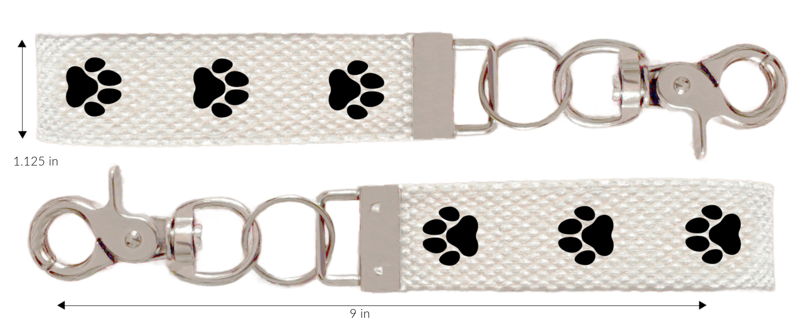 Key Fob Paws, Keychain, Dog Mom, Pet Lover Gift, KeyFob, with Removable Charm, Wristlet - Image 5