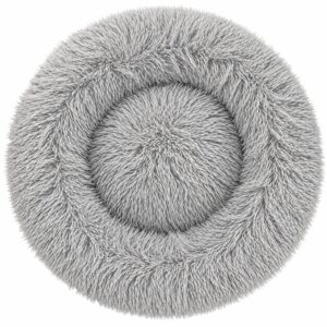 Pet Life ® 'Nestler' High-Grade Plush and Soft Rounded Pet Bed - Gray