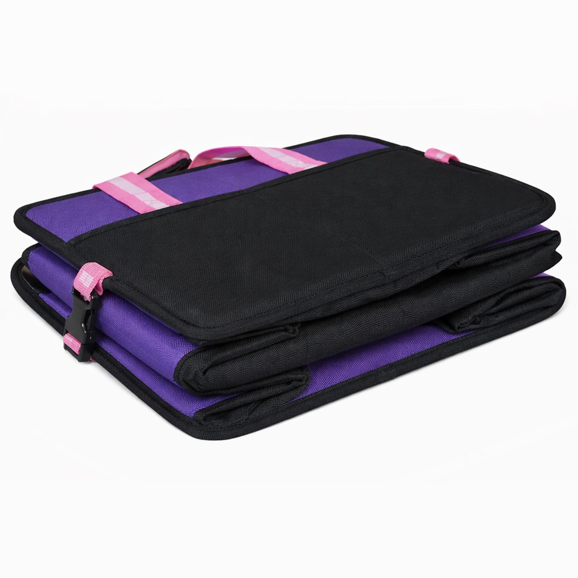 Pet Life ® 'Travel-Nest' Folding Travel Cat and Dog Bed - Purple, Pink - Image 8