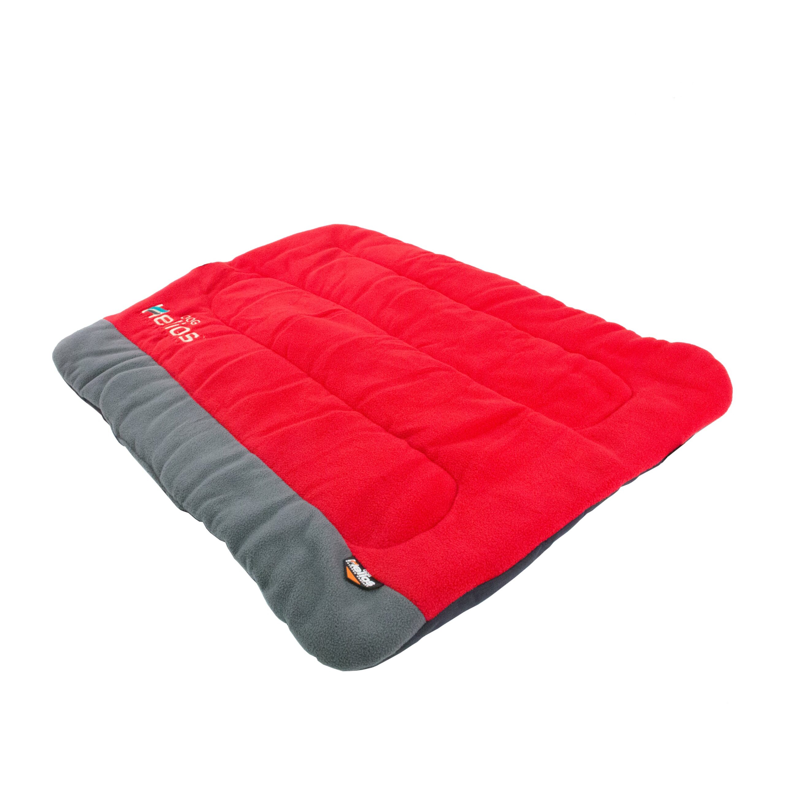 Dog Helios ® 'Combat-Terrain' Cordura-Nyco Reversible Nylon and Polar Fleece Travel Camping Folding Pet Dog Bed Mat - Red, Grey - Image 5