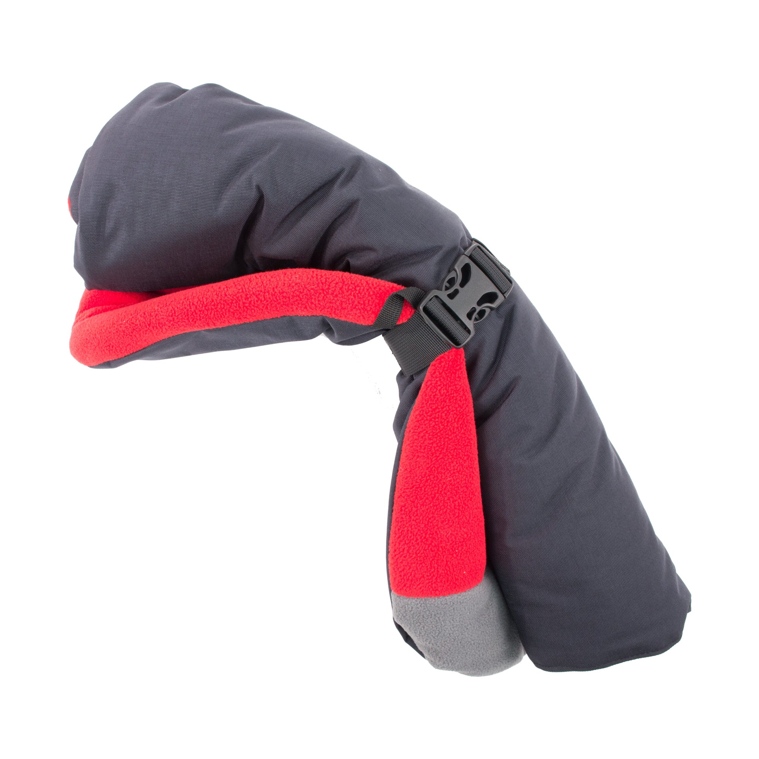 Dog Helios ® 'Combat-Terrain' Cordura-Nyco Reversible Nylon and Polar Fleece Travel Camping Folding Pet Dog Bed Mat - Red, Grey - Image 8