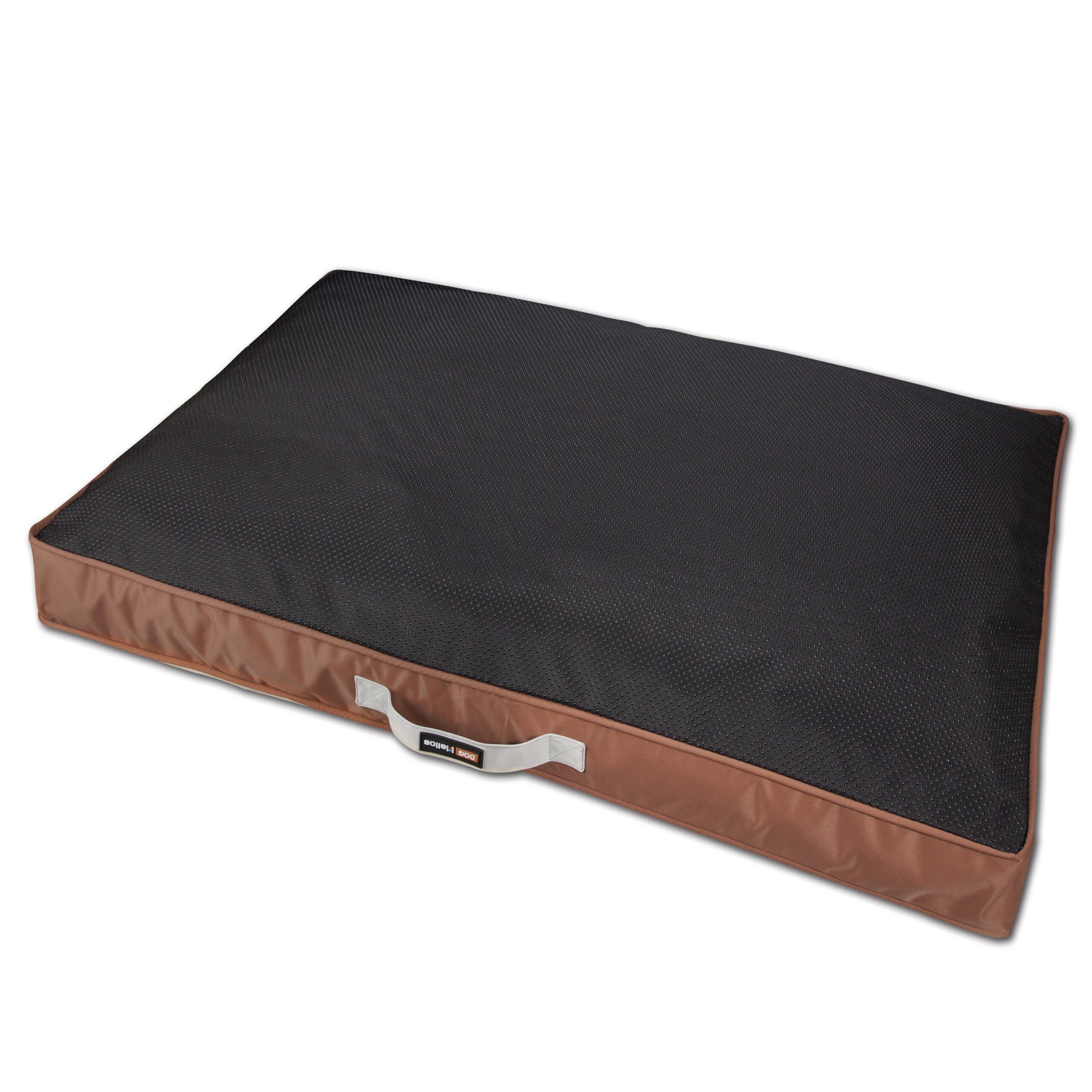 Dog Helios 'Immortal-Trek' Waterproof Rectangular Travel Dog Bed Mat - Brown - Image 4