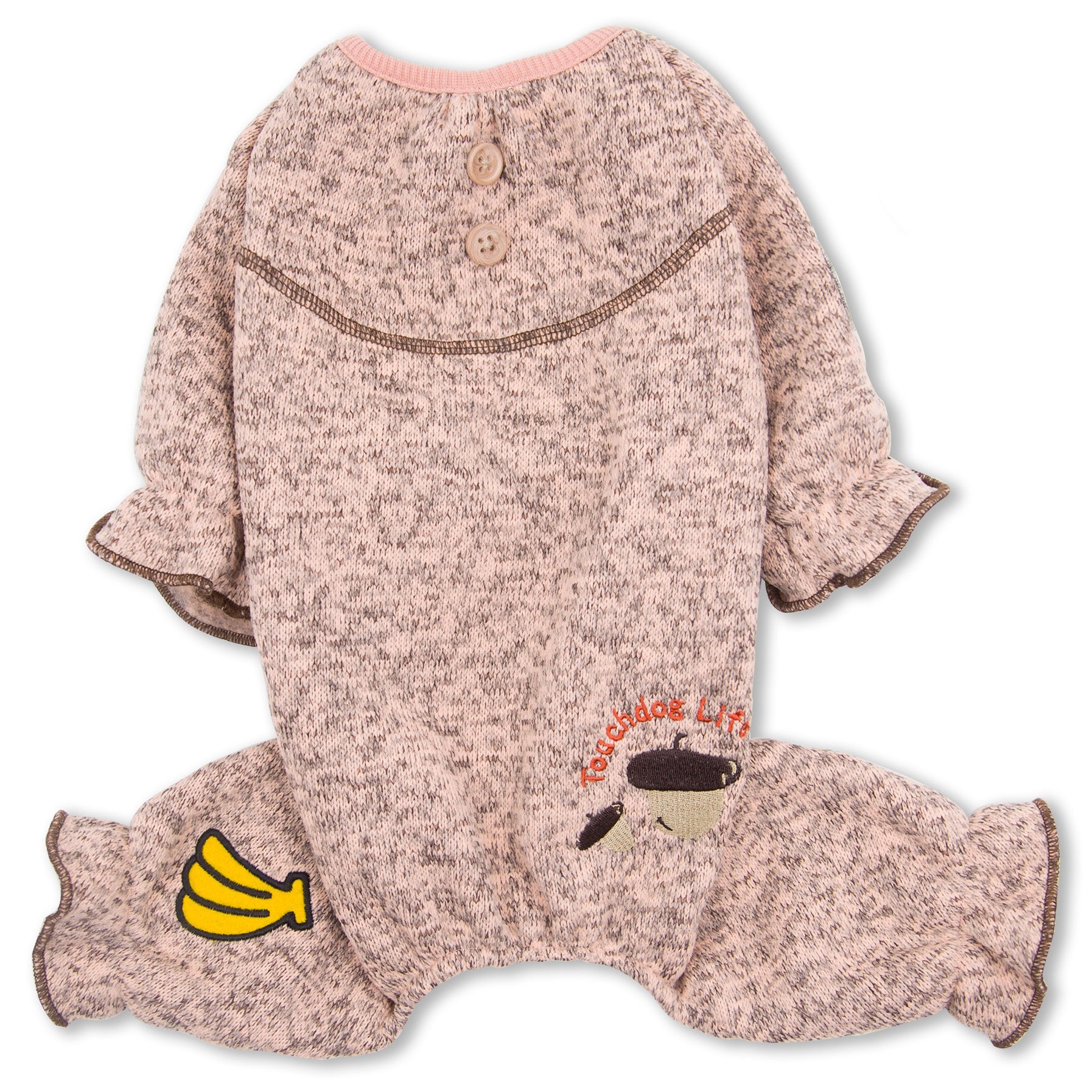 Touchdog ® Bark-Zz Designer Soft Cotton Full Body Thermal Pet Dog Jumpsuit Pajamas - Image 2