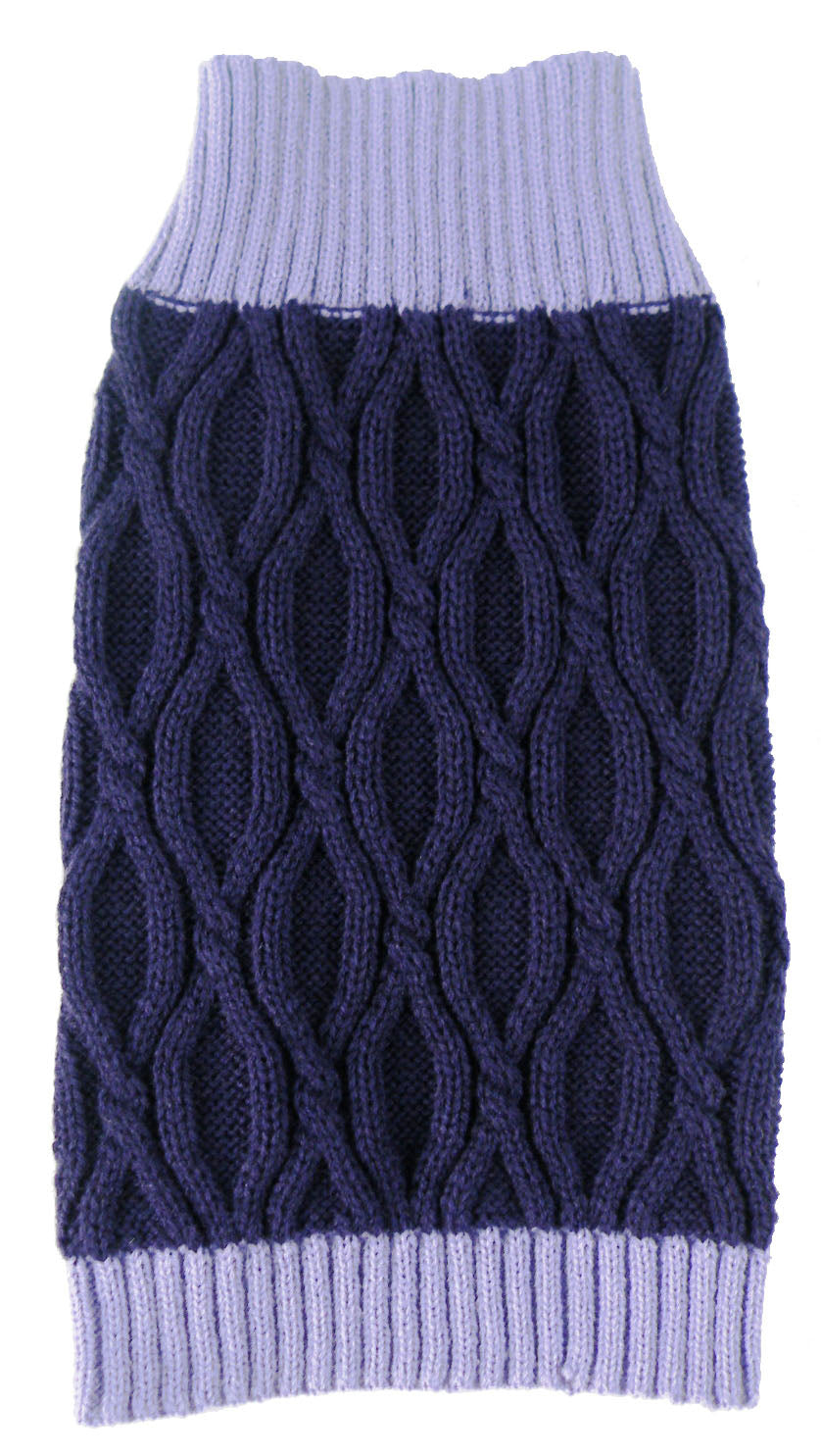 Pet Life ® Oval Weaved Heavy Knitted Fashion Designer Dog Sweater - Image 5