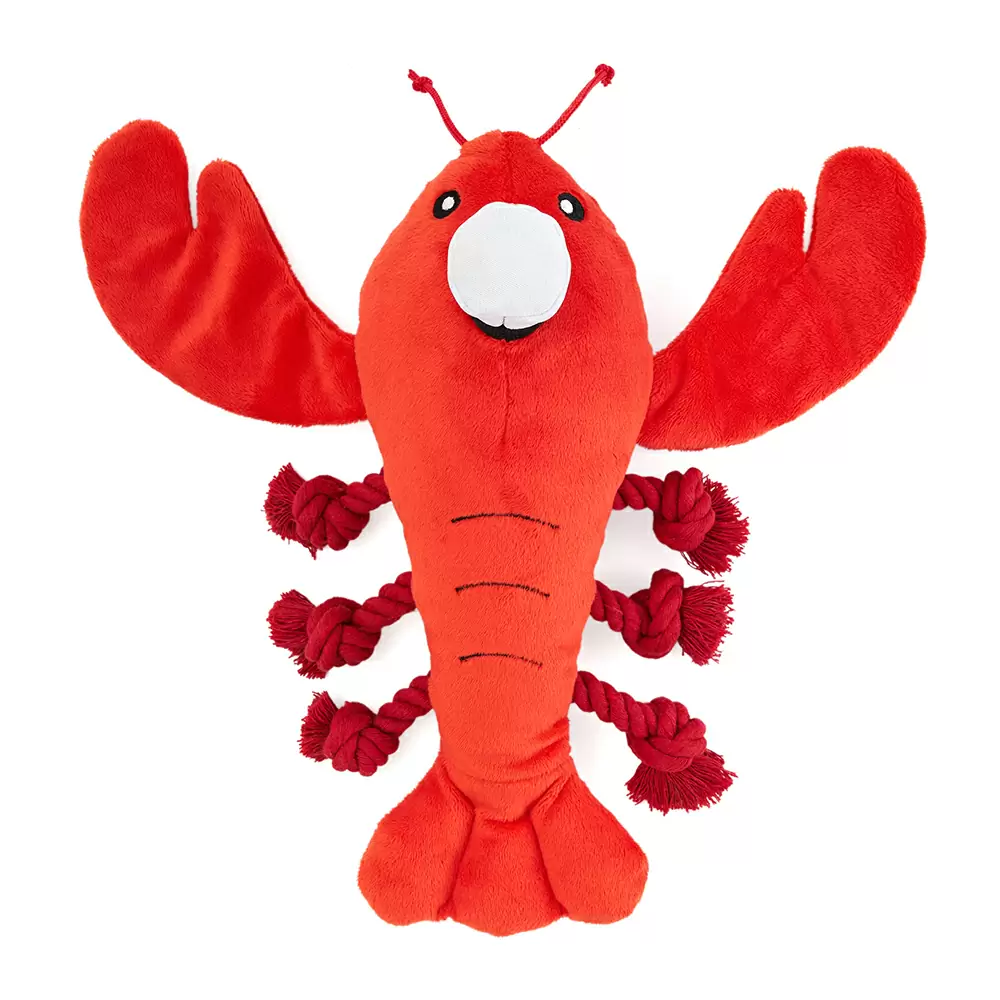 ZippyPaws Luca the Lobster Plush Dog Toy - Image 2