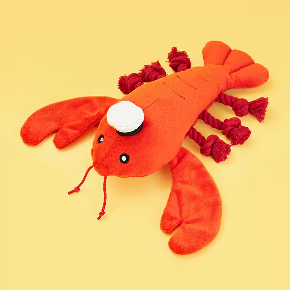 ZippyPaws Luca the Lobster Plush Dog Toy - Image 7