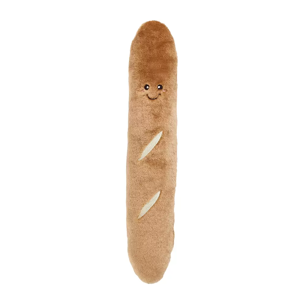 ZippyPaws Jigglerz Baguette Plush Dog Toy