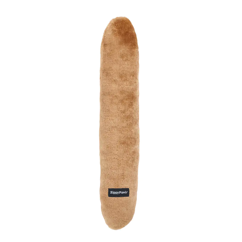 ZippyPaws Jigglerz Baguette Plush Dog Toy - Image 2