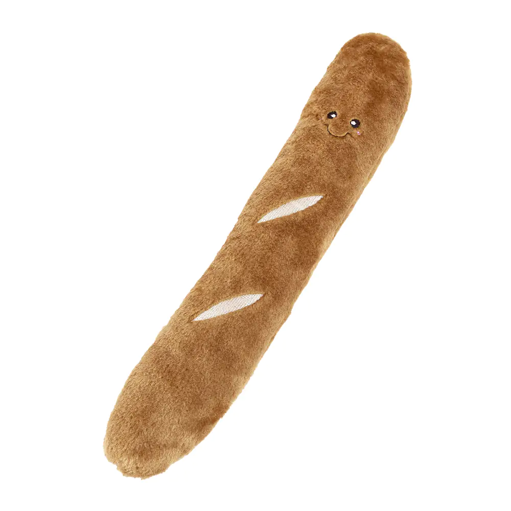 ZippyPaws Jigglerz Baguette Plush Dog Toy - Image 3