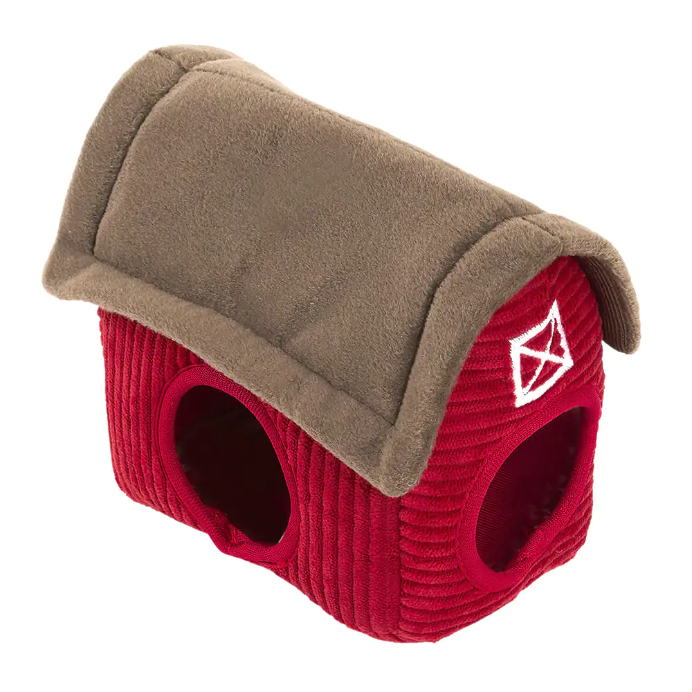 ZippyPaws Burrow Cow Barn Interactive Plush Dog Toy - Image 2